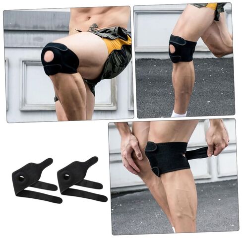 Lightweight Knee Brace for Running and Climbing 2-Piece Compression Support Pads Breathable Sports Knee Protector for Fitness and Hiking in Saudi Arabia