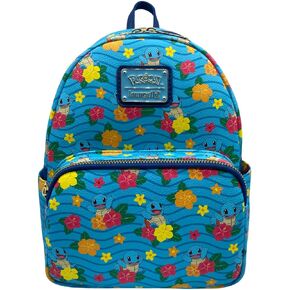 Loungefly x Pokemon Squirtle Flower All Over Print Mini Backpack