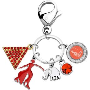 UJIMS Sorority Jewelry Funny Sisterhood Keychain Sorority Make The Best Of Friend for Her Greek Gift