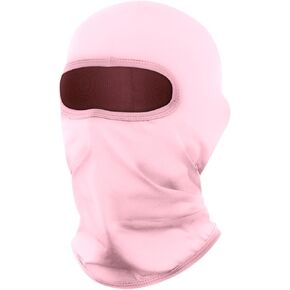 LONGKING Pink Balaclava Face Mask for Men and Women – Skiing, Snowboarding, Motorcycle, UV Protection & Wind Protection…