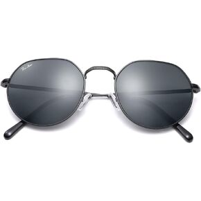 Pro Acme Polygon Round Sunglasses, Large Metal Frame Shades Sun Glass 100% Real Glass Lens 53MM
