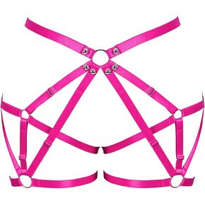 Women's Body Harness Fashion Leg Garter Belt Plus Size Cutout Thigh Hip Belt Punk Gothic Carnival Christmas Wife Gift