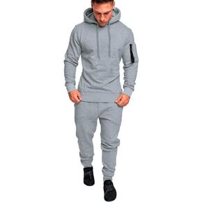 بدلة رياضية للرجال من قطعتين، بدلة رياضية كاجوال بغطاء للراس للركض in Kuwait