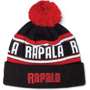 Rapala Pom Beanie - Black Red White