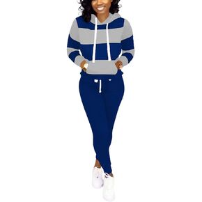 BOGURST Women's 2 Piece Outfits Long Sleeve Casual Pullover Hoodie and Casual Sport Pants With Pocket