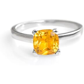 YoTreasure London Blue Topaz Citrine Black Spinel Larimar Ring Solid 925 Sterling Silver Gemstone Jewelry