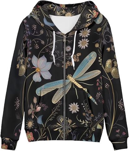 ZFRXIGN Cute Zip Up Jacket Hoodies Teen Fall Clothes for Women Activewear Tops Y2K Clothing XS-5XL Sweatshirts in Kuwait