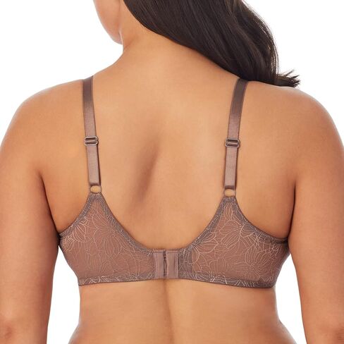 ELLEN TRACY حمالة صدر تي شيرت للاستخدام اليومي مع سلك داخلي - راحة ناعمة وجاكار زهري - عبوة متعددة من قطعتين in Kuwait