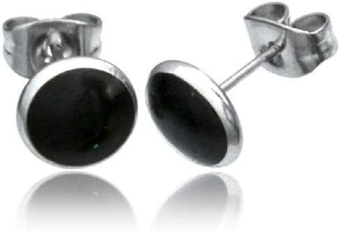 أقراط من الخشب العضوي للنساء - مجموعة أقراط من الفولاذ الجراحي in Kuwait