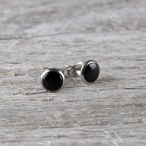 أقراط من الخشب العضوي للنساء - مجموعة أقراط من الفولاذ الجراحي in Kuwait