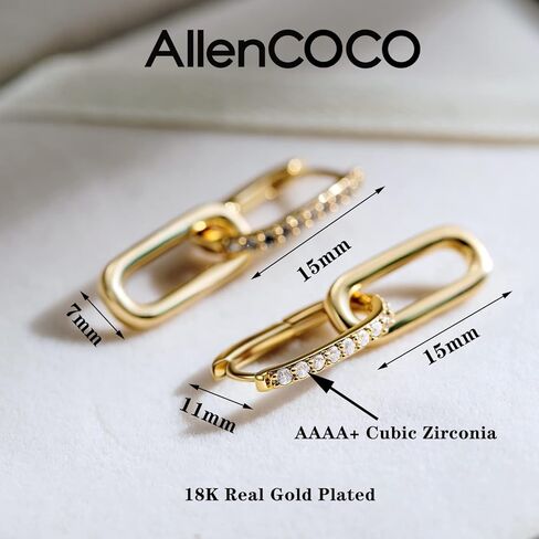 الين كوكو اقراط حلقية من هاجي مطلية بالذهب عيار 14 قيراط، اقراط خرز صغيرة للنساء، لا تسبب الحساسية، مجوهرات يدوية الصنع خفيفة الوزن للهالوين in Kuwait