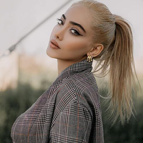 Badu الذهب الفضة مطلي أقراط معدنية للنساء هيبوالرجينيك هوب أقراط حساسة الأذن مجوهرات حلق للنساء in Kuwait