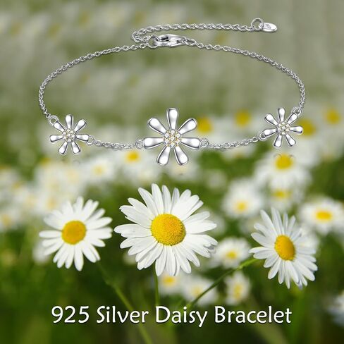 SHEAISRS Sisters Bracelet Sterling Silver Devil's Eye/Infinity Heart/Cross/Daisy Ladies Friendship Jewellery in Saudi Arabia