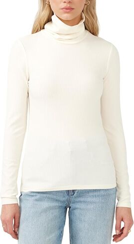 Buffalo David Bitton Women's Mavra Ls Ribbed Turtleneck in Saudi Arabia