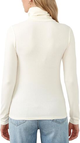 Buffalo David Bitton Women's Mavra Ls Ribbed Turtleneck in Saudi Arabia