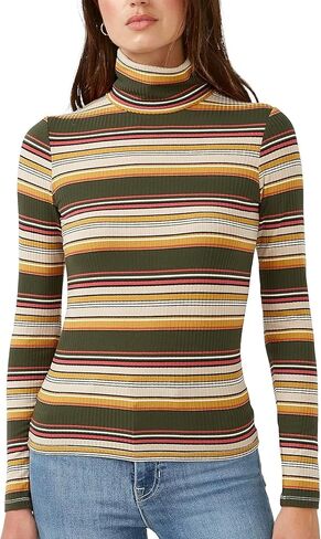 Buffalo David Bitton Women's Mavra Ls Ribbed Turtleneck in Saudi Arabia