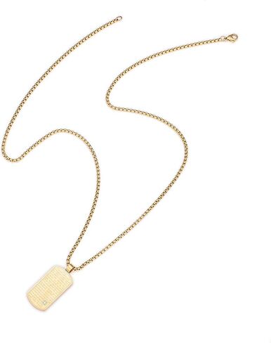 تشجيع مسيحي ملهم ديني مستطيل، قلادة لورد إنجليزي هدية للرجال والأولاد والأب والابن والبنات in Kuwait