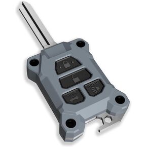 Tacoma Key Fob SR5 and Manual Key Cover Upgrade - Check Fitment Guide Fits 3rd Gen Tacoma - Fits Toyota Tacoma Accessories - Includes Stainless Steel Bottle Opener (Red, Black Screws)