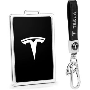 Key Card Holder Case Compatible with Tesla Model 3 Y X S Key Cover Accessories Key Chain Keyring Keychain Cards