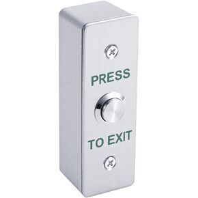 Push to Exit Button for Door Access Control Waterproof Stainless Steel Shell 4 Contact Output