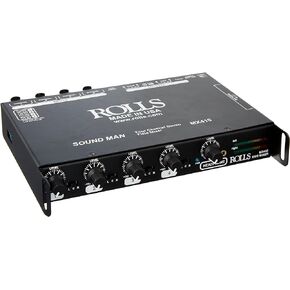 ROLLS, 4 Field Mixer 4 CH W/LED Meters, Black (MX410)