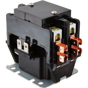 Emerson 90-247 Two pole contactor designed for heating and Air Conditioning units with 40-Amp and 24V Coil