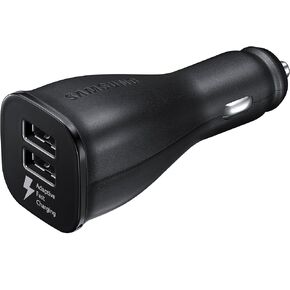 Original Samsung Car Charger Dual Port Adaptive Rapid Fast Charger with USB TYPE-C Cable EP-LN920CBEGWW