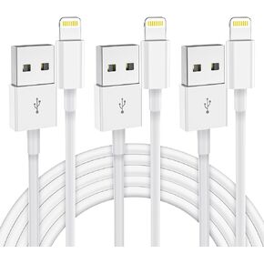 3 Pack [Apple MFi Certified] iPhone Charger Cord 3 ft, Lightning Cable 3 Foot,Fast iPhone Charging Cables Cord for iPhone 13 Pro Max/12 Mini/11/XR/Xs/X/8/7/6/iPad Pro/Air/Mini