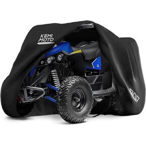KEMIMOTO Little ATV Cover Small Size, Water-Resistant Little 4-Wheelers Cover, 300D Heavy Duty ATV Cover Compatible with X-PRO 40cc Eagle 40cc Razor Dirt Quad, 47Lx26Wx28H inch