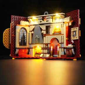 LED Lighting Kit for Lego Harry Potter Slytherin House Banner Building Set, LED Light Compatible with Lego 76410 Building Block Models (Not Include Lego Set)