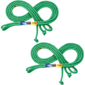 Just Jump It 16' Foot Jump Rope 2 Pack - Long Jump Ropes for Double Dutch - Outdoor Jump Ropes for Kids and Adults to Play Family Games & Exercise