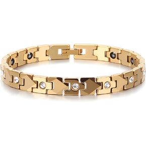 Tungsten steel Bracelets for Women With Cubic Zirconia Simple Design Therapy Bracelet Jewelry Gifts