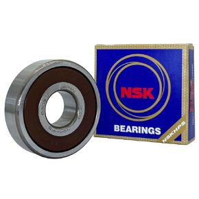 (2 Pack) NSK 6303-2RS 6303DDU Made in Japan 17X47X14MM Pressed Steel Cage Deep Groove Ball Bearings
