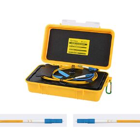 KOMSHINE SingleMode Fiber Optic Patch Jump Cable Box，OTDR Launch Cable Box 500 Meter FC-UPC/FC-UPC