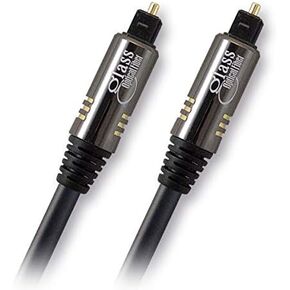 3Ft. Toslink Glass Digital Audio Constructed from 280 Individual Strands of Glass ensures The Least Signal Loss