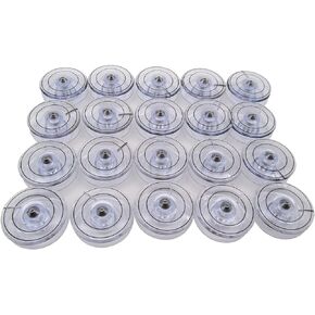 CKPSMS Brand - #312956 Plastic Bobbins Compatible with/Replacement for Singer Brand 2010,4613-4663,6234-6268,7000-7060,9113 (20PCS)
