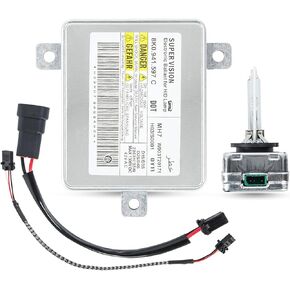 RANSOTO 8K0941597B Xenon Headlight Ballast Control Unit Module with Igniter and D3S Bulb Compatible with Audi A3 A4 A5 A6 A7 A8 Q5 Q7 S4-S8 VW CC Eos Jetta Touareg Chrysler 300