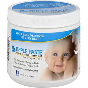 Triple Paste Medicated Ointment for Diaper Rash, 16 Ounce