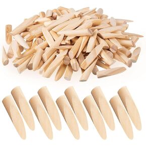 50 Pack Solid Wood Pocket Hole Plugs for Pocket Hole Jig Woodworking Tool