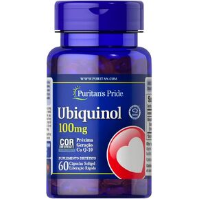 Puritan's Pride Ubiquinol 100 mg, 60 Rapid Release Softgels (18660)