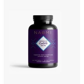 مكمل NAOMI Advanced CoQ10 200MG لدعم القلب والدماغ والعضلات والمفاصل والطاقة، واستعادة مستويات مضادات الأكسدة، 30 كبسولة هلامية، كمية تكفي لمدة 30 يومًا in Kuwait