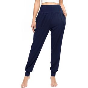 OLIKEME Yoga Joggers for Women High Waisted Workout Stretch Sweatpants with Pockets Comfy Soft Loose Pants in Kuwait