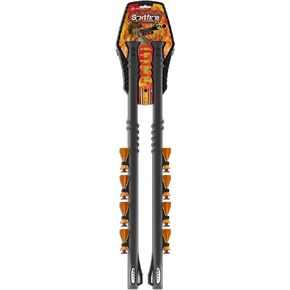 Barnett Spitfire Blow Dart Gun Pack, with One-Way Mouthpiece for Safety, 8 Suction Cup Darts, Multicolor Target, 2-Pack, Black