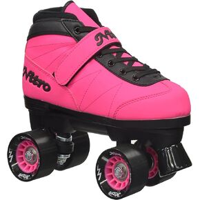 Epic Skates 2016 Epic Nitro Turbo 1 Indoor/Outdoor Quad Speed Roller Skates, Pink