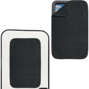 RecPro RV Entry Door Window Shade Sunshade Camper Privacy Entrance Sun Blackout Fabric 16" x 24"