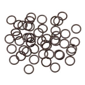 uxcell Fluorine Rubber O-Rings 3.5mm OD 1.5mm ID 1mm Width, Metric FKM Sealing Gasket, Pack of 50