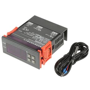Digital LED Thermostat Temperature Controller with Sensor Probe,MH1210A Mini (DC12V)