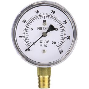 KC25-35"WC 20oz Low Pressure Gauge 35" WC 20 Oz (5)
