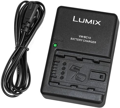 شاحن بطارية كاميرا الفيديو الرقمية: متوافق مع كاميرا الفيديو باناسونيك HC-V500M HDC-SD40، 110/220 فولت، بديل لشاحن باناسونيك VW-BC10 لبطارية باناسونيك VW-VBL090، VW-VBK180، VW-VBK360 in Kuwait