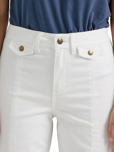 Lee Women's Legendary Wide Leg Seamed Crop Capri Jean in Saudi Arabia